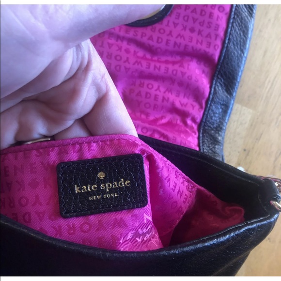 NWT Kate Spade WKRU 3570Crossbody Quilted Lthr BLK - Picture 6 of 12